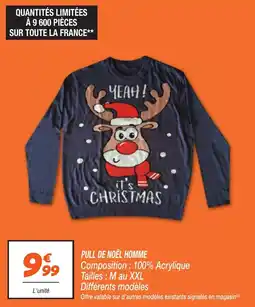 Netto Pull de noël homme offre