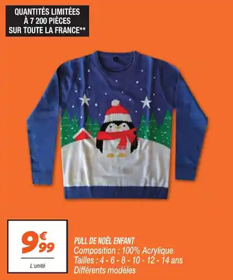 Netto Pull de noël enfant offre