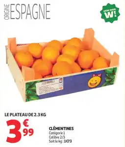 Auchan Supermarché Clémentines offre