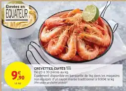 Intermarché CREVETTES CUITES offre