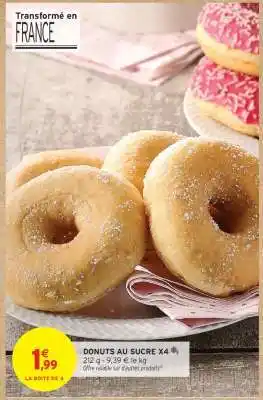 Intermarché DONUTS AU SUCRE X4 offre