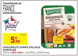 Intermarché Choucroute Garnie D'alsace Stoeffler offre