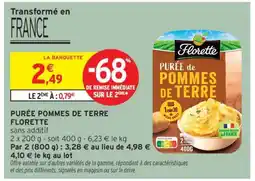 Intermarché PURÉE POMMES DE TERRE FLORETTE offre