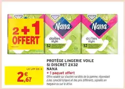 Intermarché PROTÈGE LINGERIE VOILE SI DISCRET 2X32 NANA offre