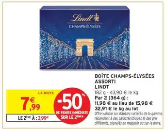 Intermarché BOÎTE CHAMPS-ÉLYSÉES ASSORTI offre