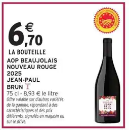 Intermarché LA BOUTEILLE offre