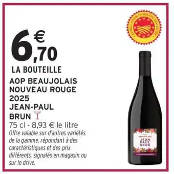 Intermarché LA BOUTEILLE offre