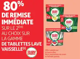 Auchan Supermarché De tablettes lave vaisselle fairy offre