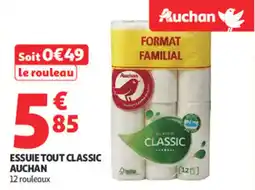 Auchan Supermarché Essuie tout classic auchan offre