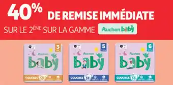Auchan Supermarché Auchan baby offre