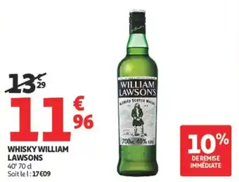 Auchan Supermarché Whisky william lawsons offre