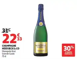 Auchan Supermarché Champagne heidsieck & co offre