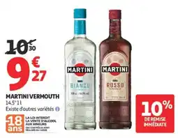 Auchan Supermarché Martini vermouth offre