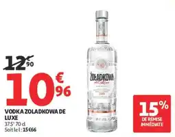 Auchan Supermarché Vodka zoladkowa de luxe offre