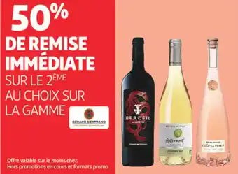 Auchan Supermarché Gerard bertrand offre