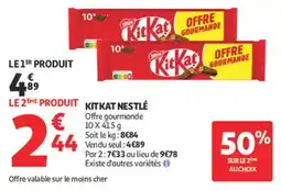Auchan Supermarché Kitkat nestlé offre