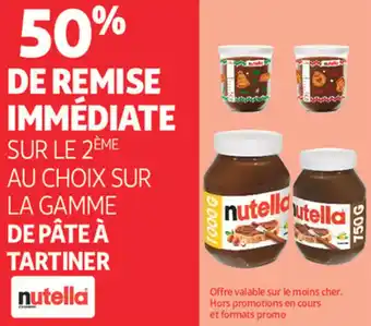 Auchan Supermarché Nutella offre