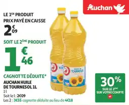 Auchan Supermarché Auchan huile detournesol offre