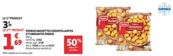 Auchan Supermarché Pommes noisettes croustillantes et fondantes findus offre