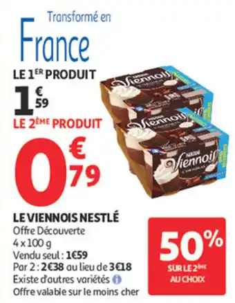 Auchan Supermarché Le viennois nestlé offre