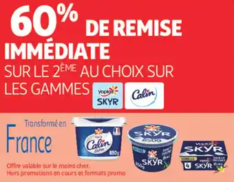 Auchan Supermarché Skyr calin offre