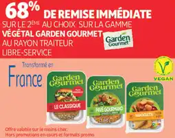 Auchan Supermarché Végétal garden gourmet offre