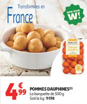 Auchan Supermarché Pommes dauphines offre