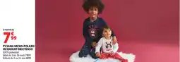 Auchan Supermarché Pyjama micro-polaire ou enfant inextenso offre