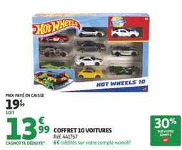 Auchan Supermarché Coffret 10 voitures offre