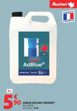 Auchan Supermarché Adblue avec bec verseur offre