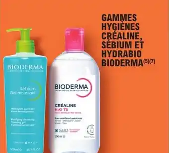 E.Leclerc Parapharmacie Gammes hygiènes créaline sebium et hydrabio bioderma offre