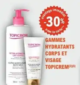 E.Leclerc Parapharmacie Gammes topicrem hydratants corps et visage topicrem offre
