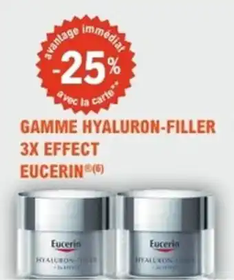 E.Leclerc Parapharmacie Gamme hyaluron-filler 3x effect eucerin offre