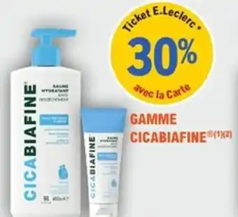 E.Leclerc Parapharmacie Gamme cicabiafine offre