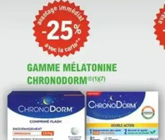 E.Leclerc Parapharmacie Gamme mélatonine chronodorm offre