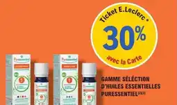 E.Leclerc Parapharmacie Gamme séléction d'huiles essentielles puressentiel offre