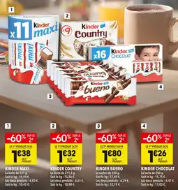 Supeco Kinder Maxi offre