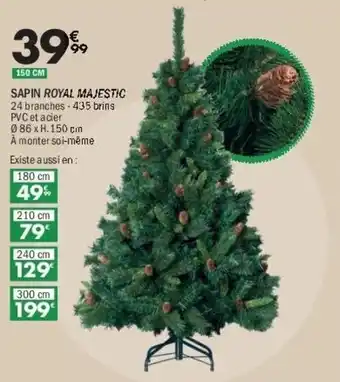 La Foir'Fouille Sapin royal majestic offre