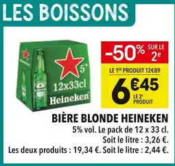 Supeco Heineken Bière Blonde offre