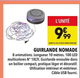 Supeco Guirlande Nomade offre