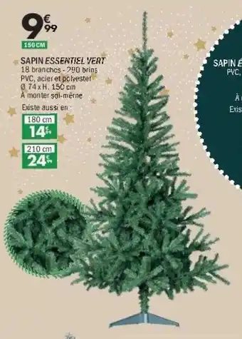 Sapin essentiel vert