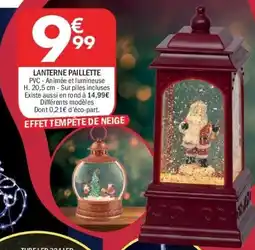 La Foir'Fouille Lanterne paillette offre