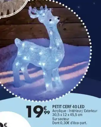 La Foir'Fouille Petit cerf 40 led offre