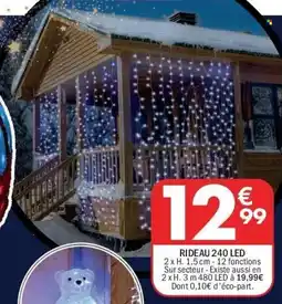 La Foir'Fouille Rideau 240 led offre