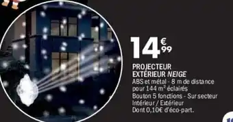 La Foir'Fouille Projecteur extérieur neige offre