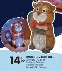 La Foir'Fouille Castor lumineux 18 led offre