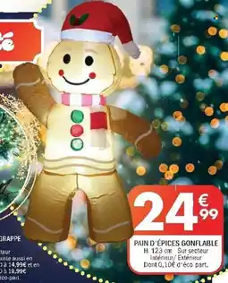 La Foir'Fouille Pain d'épices gonflable offre