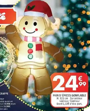 La Foir'Fouille Pain d'épices gonflable offre