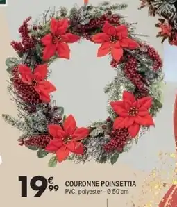 La Foir'Fouille Couronne poinsettia offre