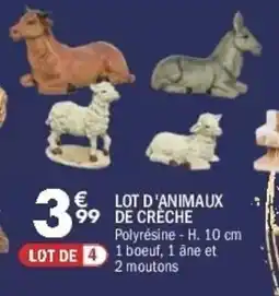 La Foir'Fouille Lot d'animaux de crèche offre